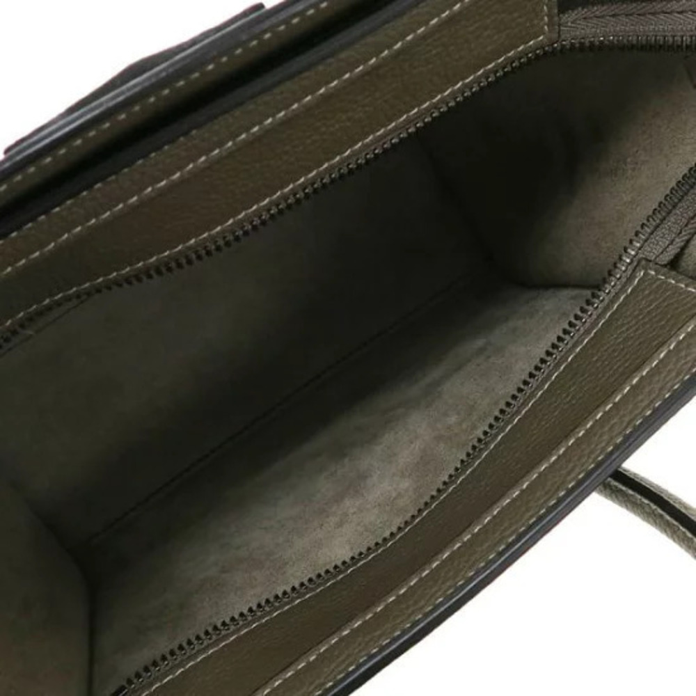 Celine Luggage Drummed Calfskin Black